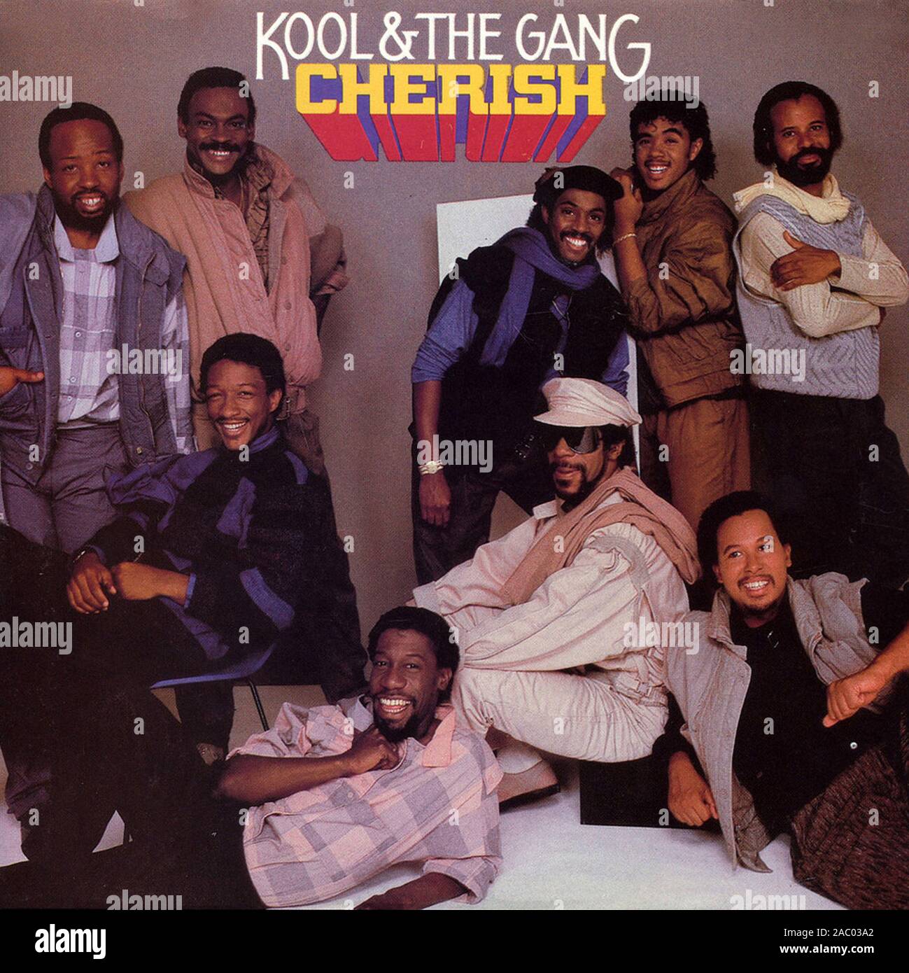 Kool & The Gang - Cherish - Vintage vinyl album cover Stock Photo