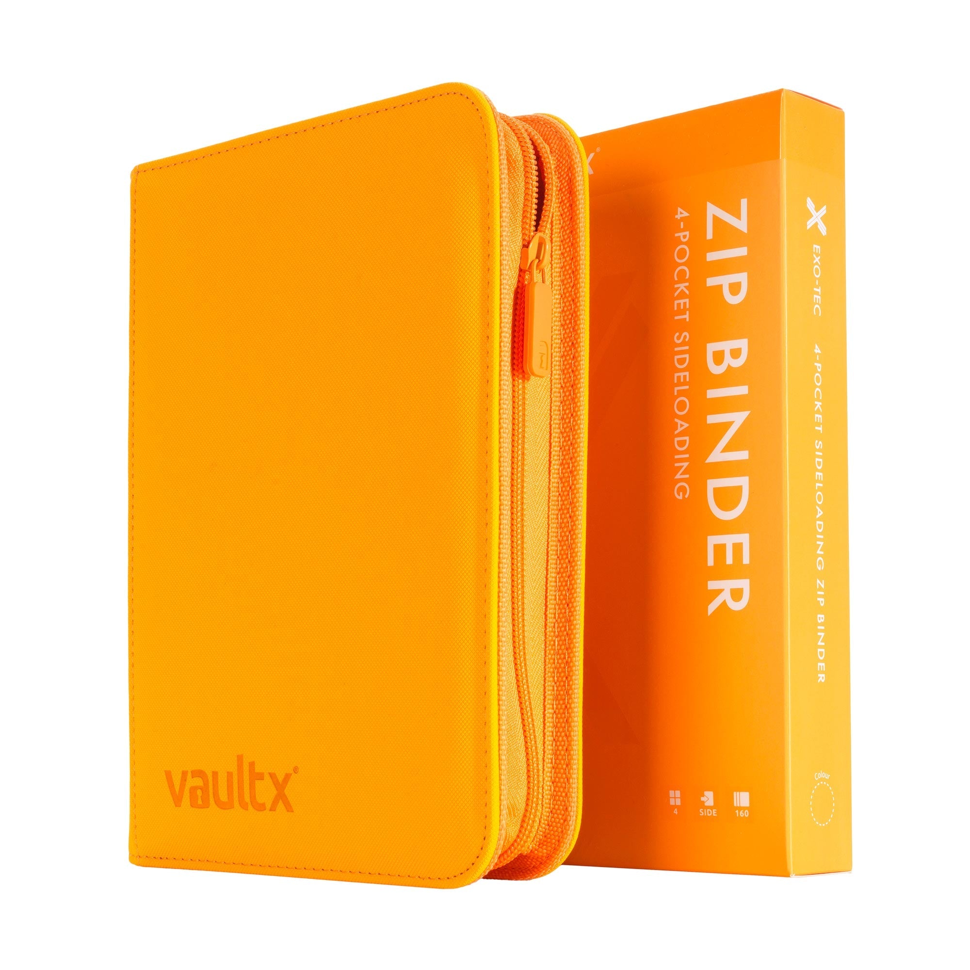 4-Pocket Exo-Tec® Zip Binder Neon Orange – Vault X US