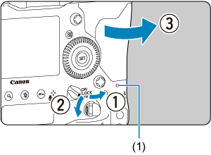 キヤノン：製品マニュアル｜EOS-1D X Mark III｜カードを入れる／取り出す