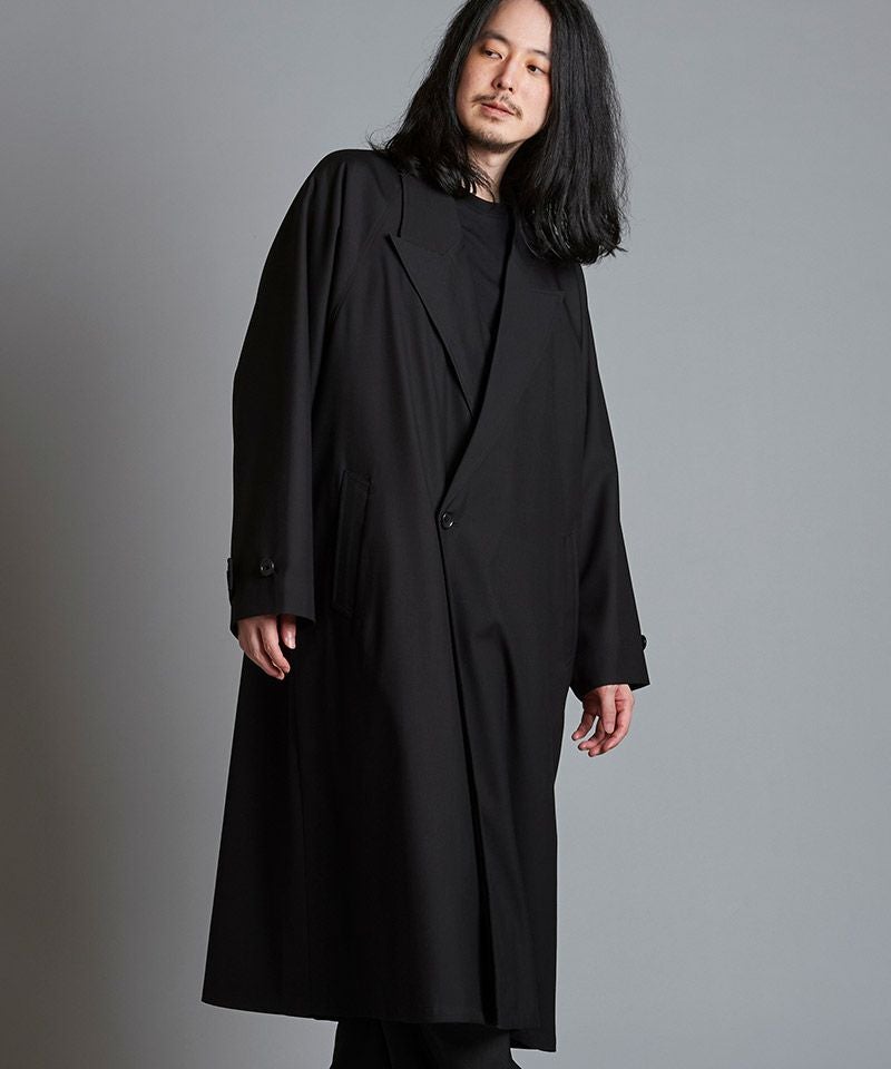 50%OFF【NO ID.(ノーアイディー)】 ﾀﾞﾌﾞﾙﾌﾞﾚｽﾄBIGﾛﾝｸﾞｺｰﾄ(855006-871C