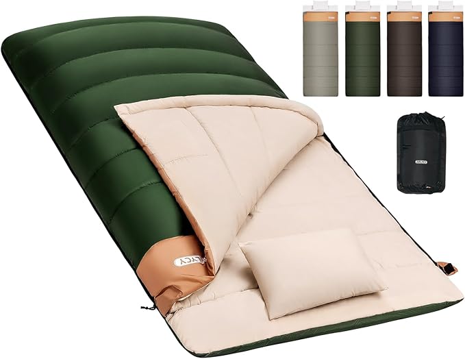 AIFLYCY シュラフ 冬 用, 寝袋 コンパクト, キャンプ 寝袋 | Camdoor