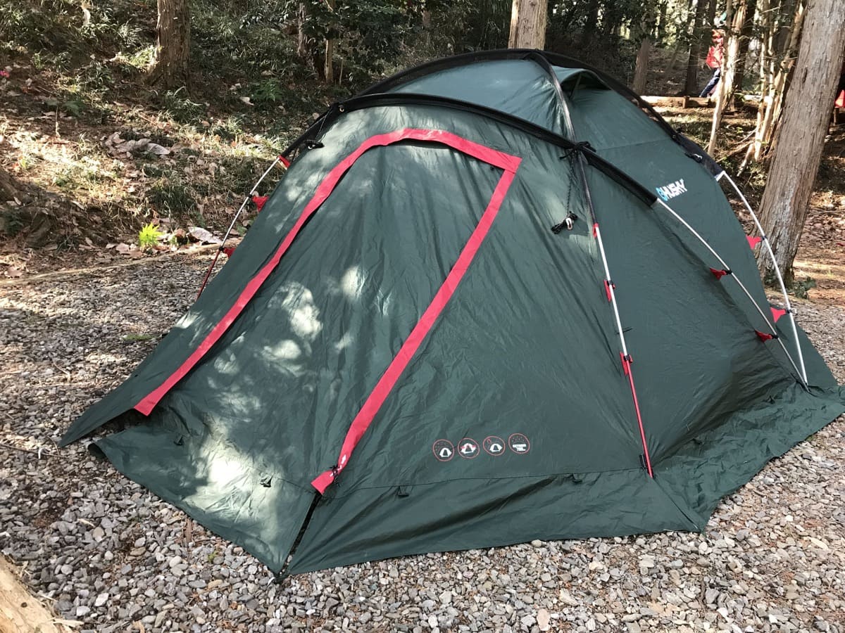 レビュー】ハスキーテント・ファイターは軍隊でも採用実績がある頑丈な