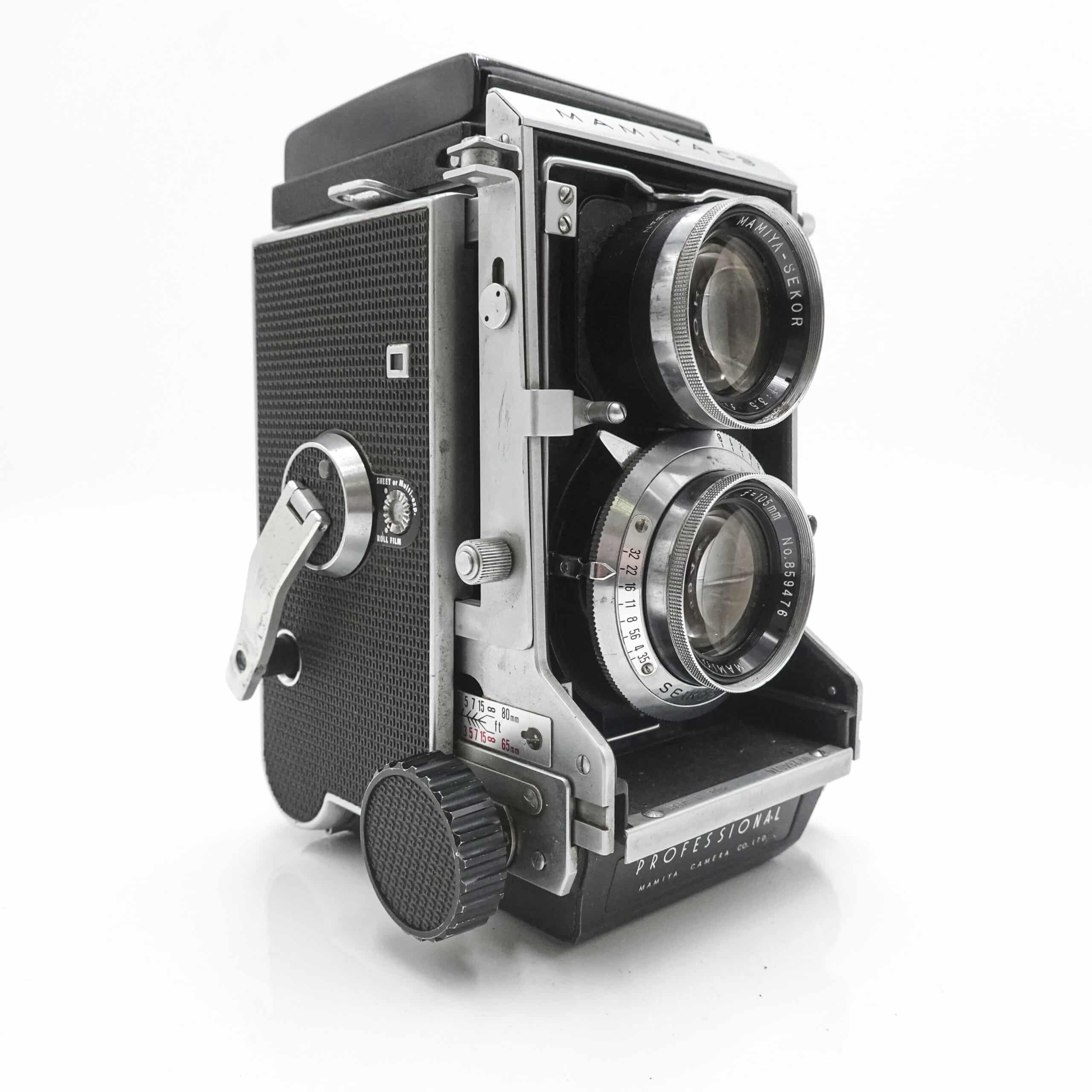 Mamiya C3 Pro TLR 120 Film Camera & Sekor 105mm F/3.5 Lens