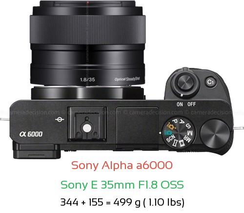 Sony A6000 Camera and Sony E 35mm F1.8 OSS Lens