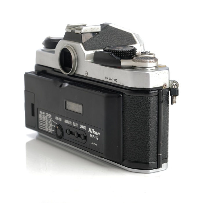 中古】(ニコン) Nikon FM(MF-12付) シルバー ※現状オ渡シ｜ナニワ