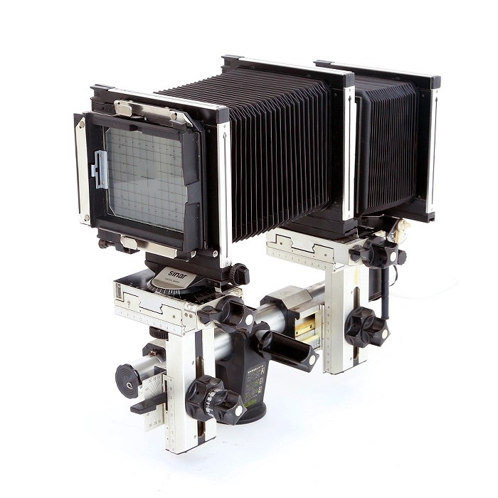 中古】(ジナー) SINAR ジナーP 4X5 蛇腹フード・延長レールセット