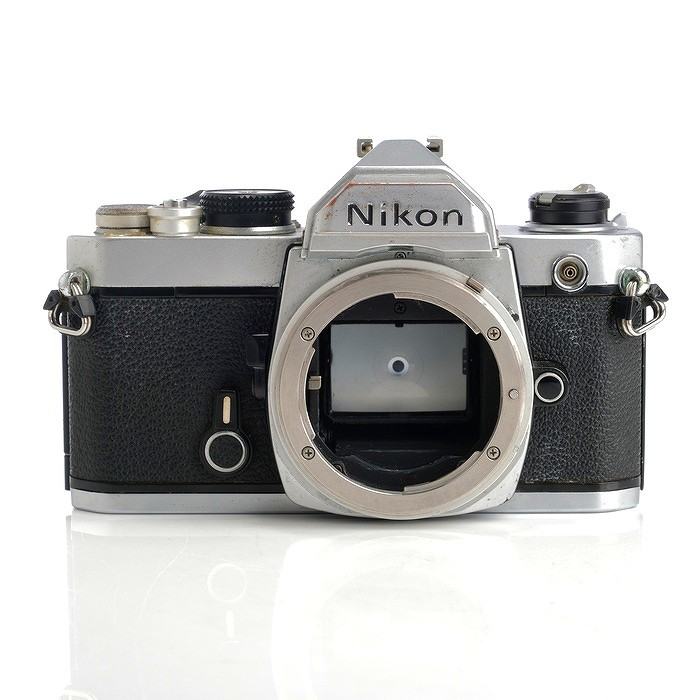 中古】(ニコン) Nikon FM(MF-12付) シルバー ※現状オ渡シ｜ナニワ