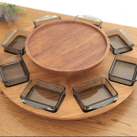 デンマーク製 チーク材 回転トレイ #31733 – camori ヴィンテージ家具