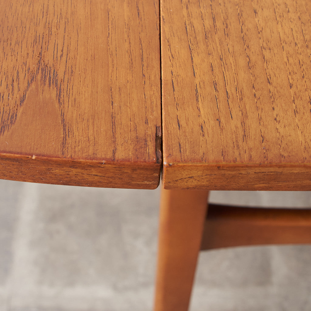 64521]イギリス ヴィンテージ ドロップリーフテーブル チーク 北欧