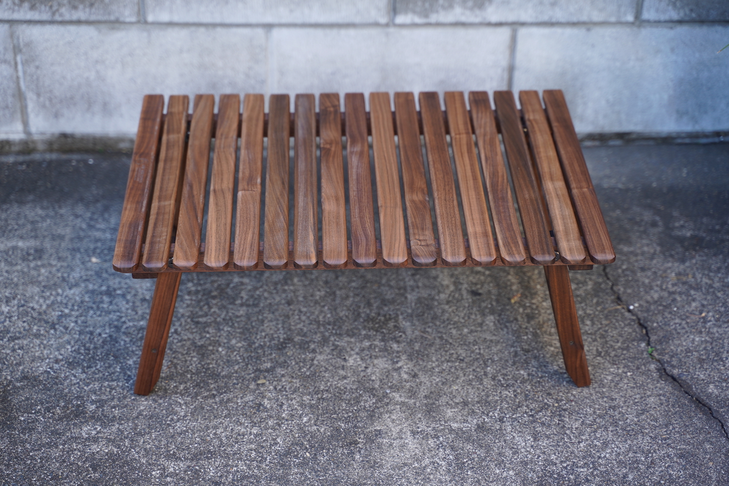 CAMP MANIA PRODUCTS / COMPACT LO TABLE (M) all walnut | CAMP MANIA