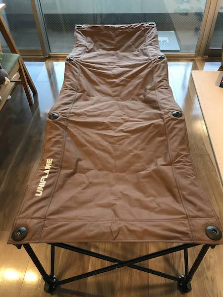 ユニフレームのリラックスコットを使ってみた！【メリット・デメリット