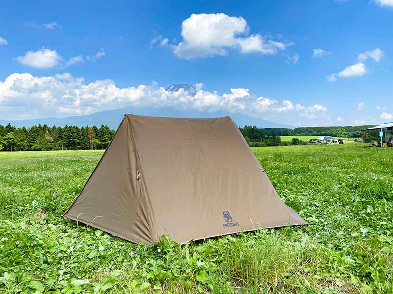 蚊帳付き軍幕】OneTigris TANGRAM ULダブルテントはパップテント好きに