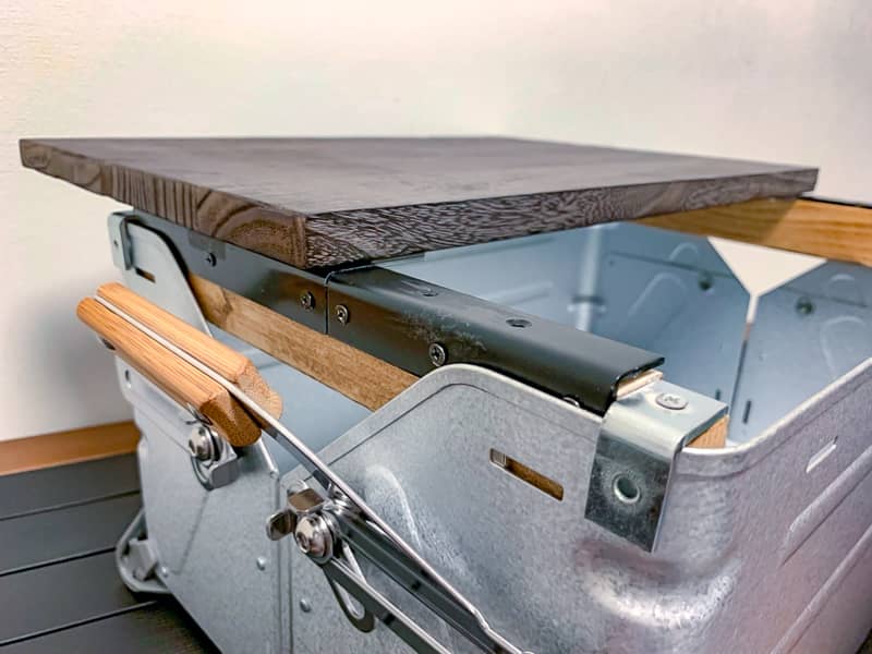 シェルフコンテナ25のスライド式天板をDIY！素人でもプラモデル感覚で