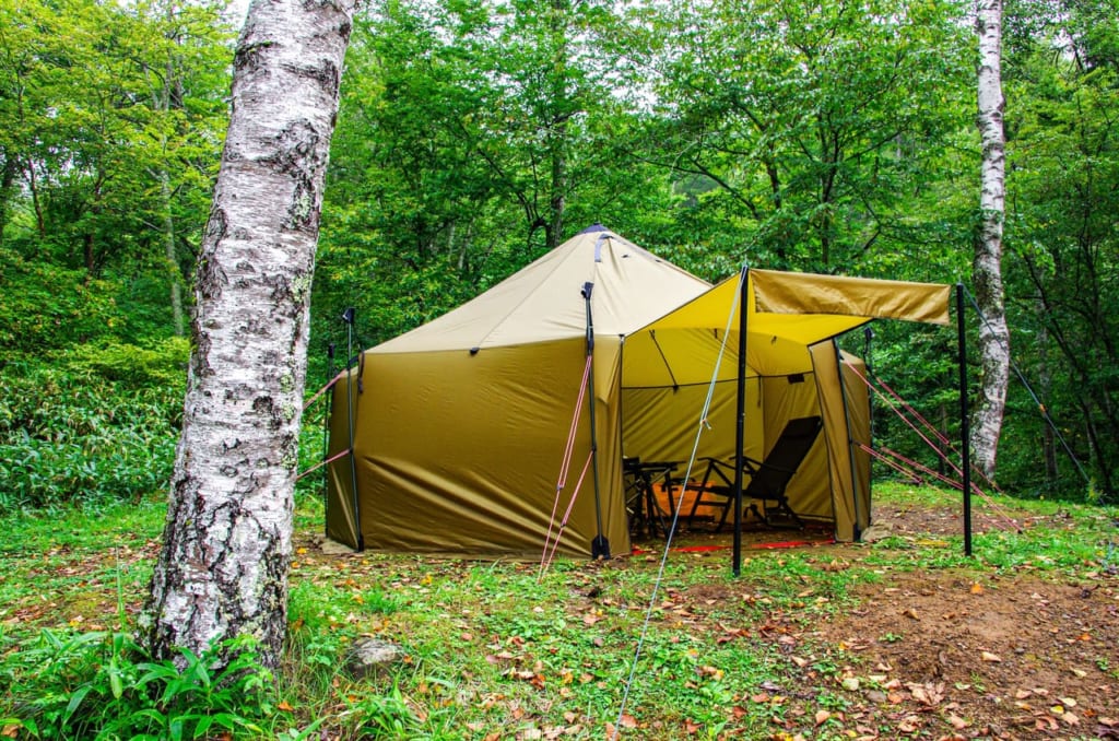 数量限定レアテント！ヒルバーグ アルタイの特注カラー「サンド」実践