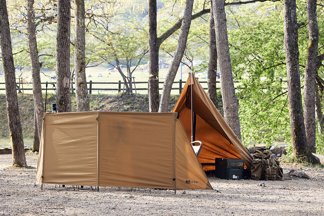 5月24日まで10％オフ】初回ロットが即日完売「WAQ 焚き火陣幕TC」が