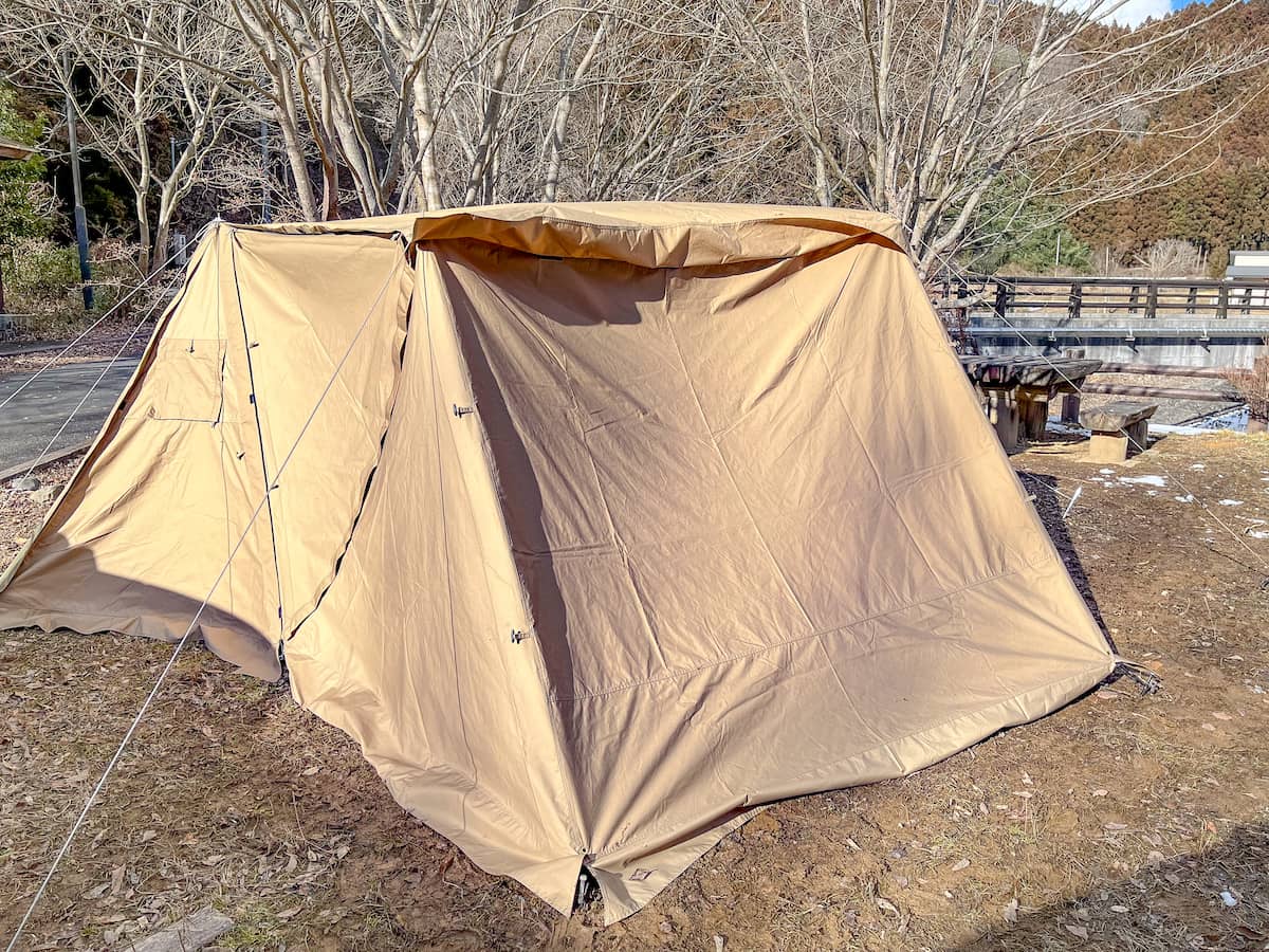 変幻自在のtrans HOME EXはアイデアが詰まった可能性を感じるテントで