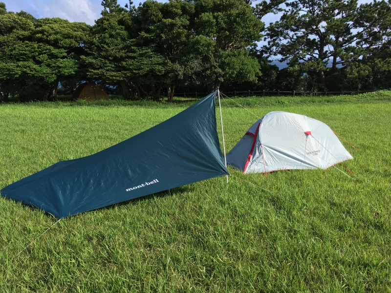 モンベル：ミニタープHXレビュー】ソロキャンプにちょうどよいサイズ感