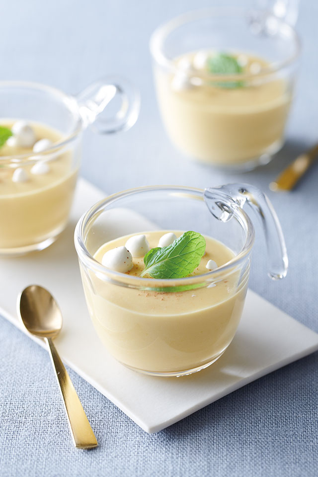 パンナコッタ | クリームパンプキン缶でつくれるレシピ | キャンベル