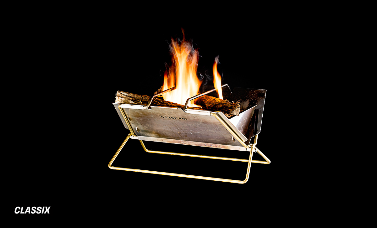 モナーク・ファイヤーベース｜真鍮脚が物欲をそそる！ 組み立ても撤収