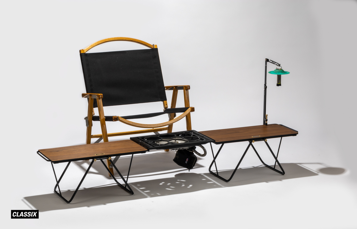 拡張パーツを組み合わせて楽しめるフォールディングテーブル｜ノデル