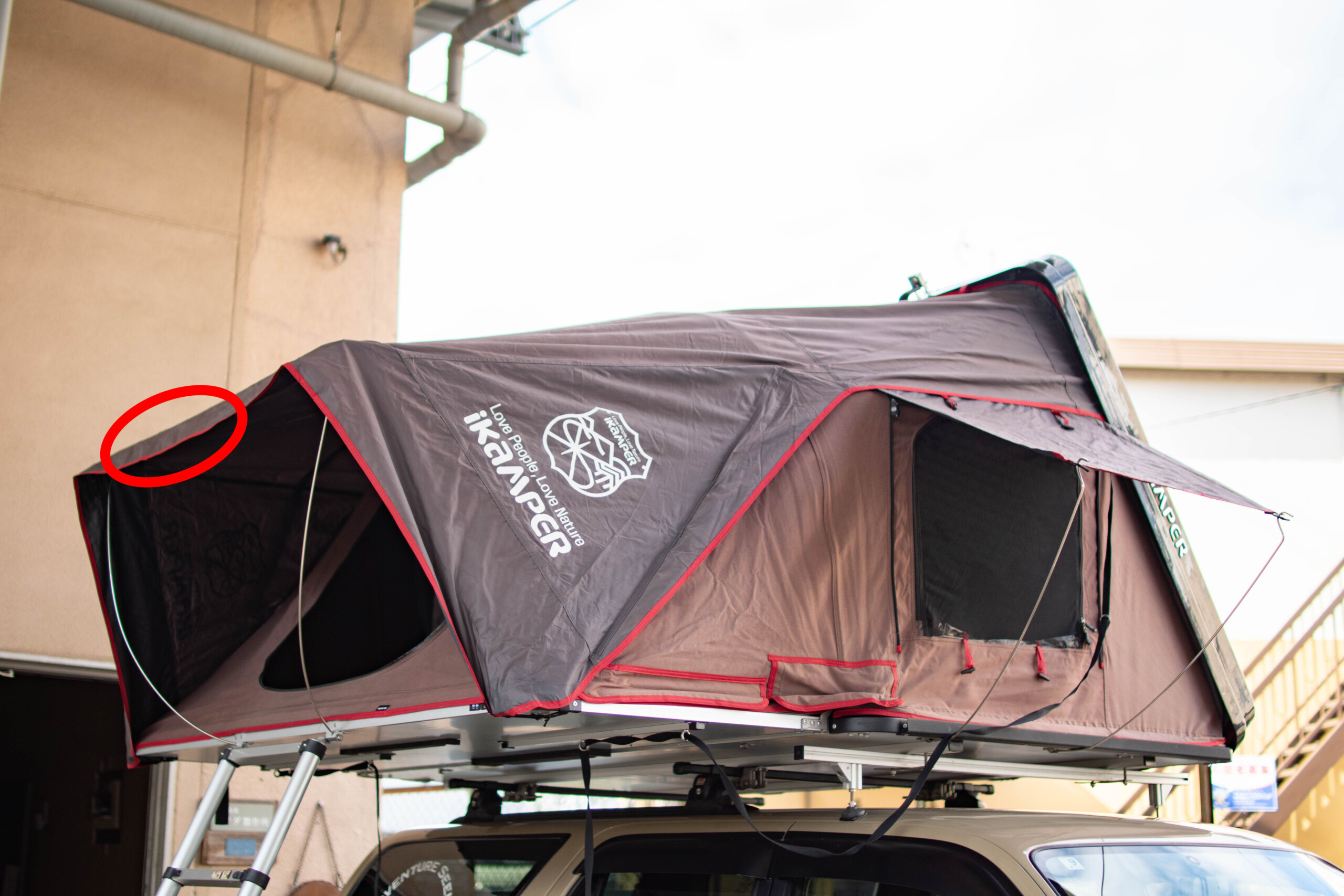 ikamperのルーフテント「skycamp2.0」+「サイドオーニング」他、中古