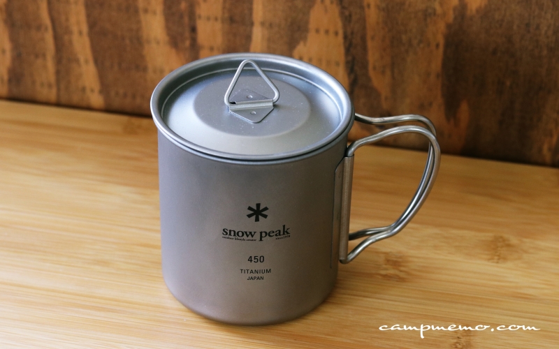 チタンシングルマグ 450の蓋に最適！驚きのシンデレラフィット！｜campmemo