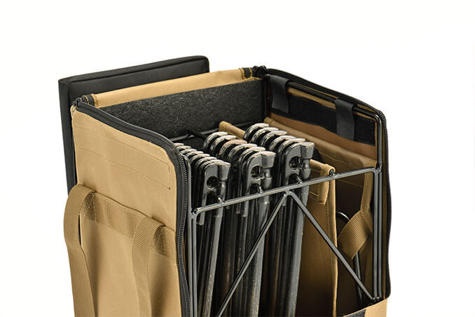 ゼインアーツからペグを機能的に収納できる「グラートステイクラック