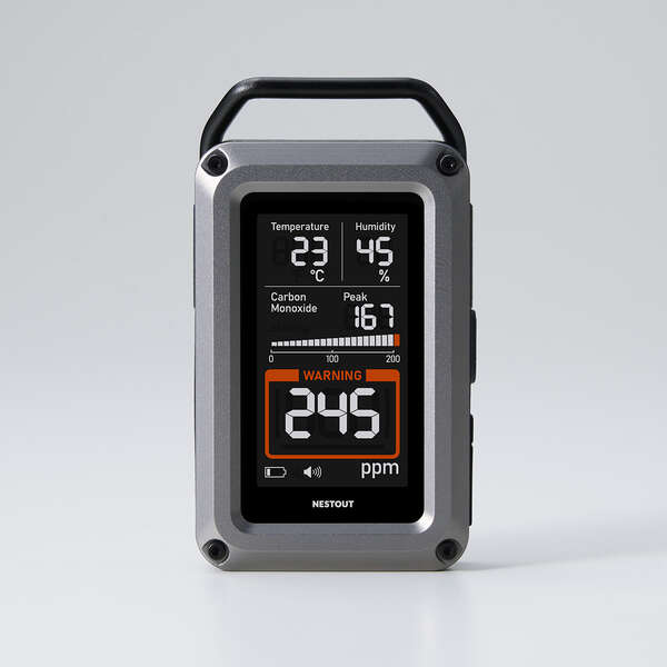 エレコムから「NESTOUT 一酸化炭素アラーム 3in1」登場 | キャンプレビュー
