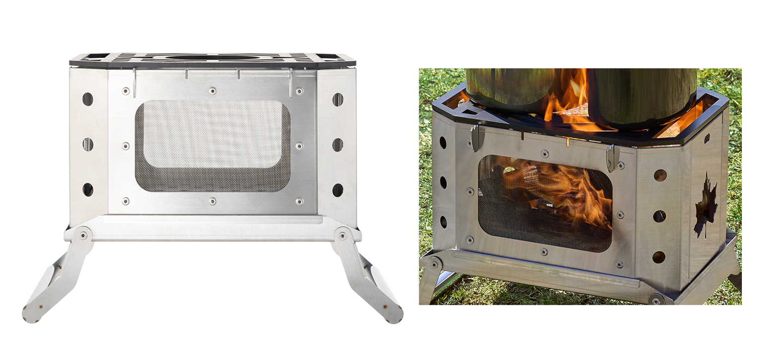 ロゴスからボックス型焚火台「LOGOS グレートたき火グリル」登場