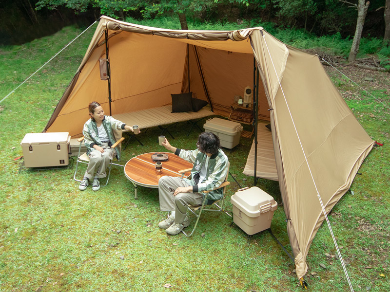 DODから人気シェルターテントのTC版「ヨンヨンベースTC」登場