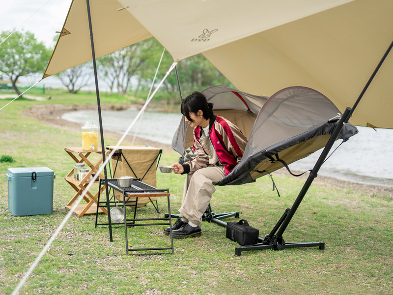 DODからスタンド付きハンモックセット「トゥリーイラヘン」登場