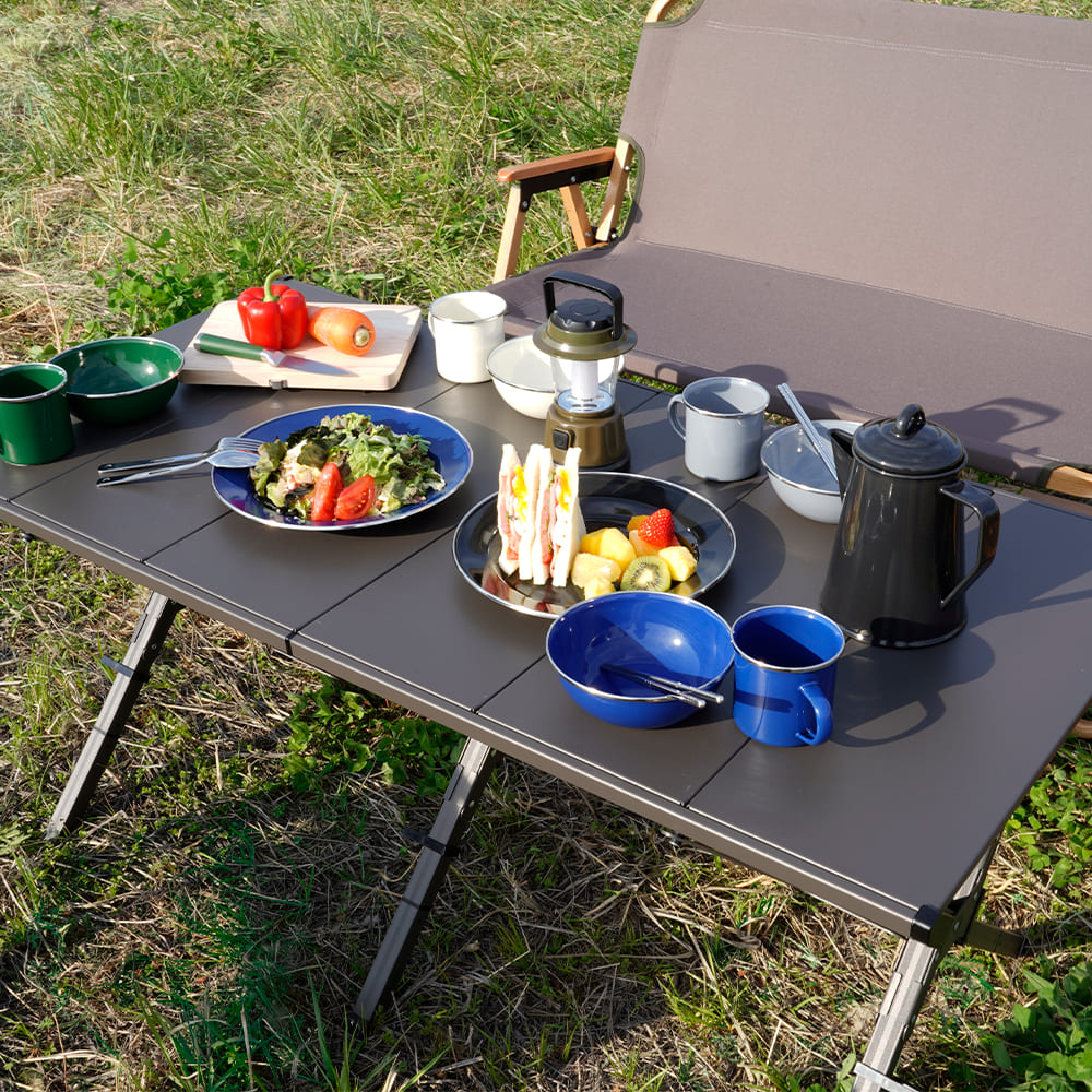 ワークマン2023年春夏新商品「耐熱アルミキャンピングテーブル