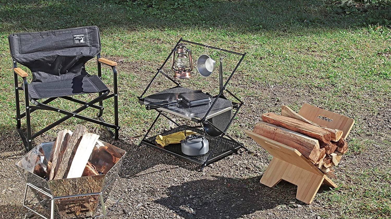 キャプテンスタッグから焚き火まわりに最適な「ステンレス ハンギング