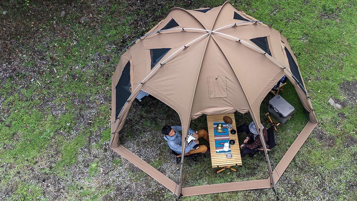 ハイランダーからTC素材の大型ドームシェルター「オールドベス」登場