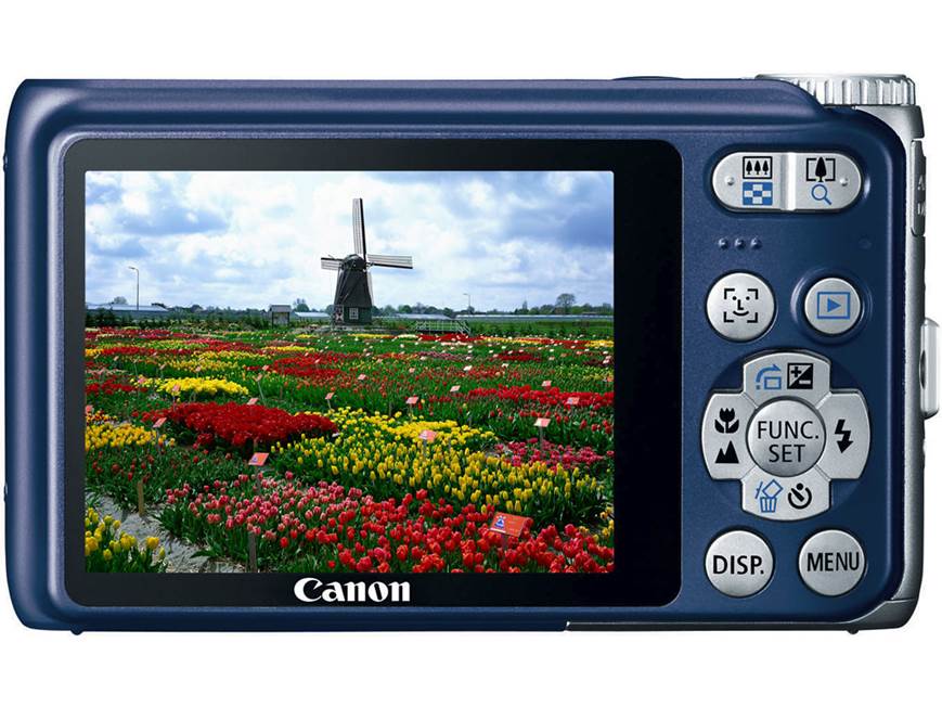 Canon PowerShot A3100 IS (Blue) 12.1-megapixel digital camera with