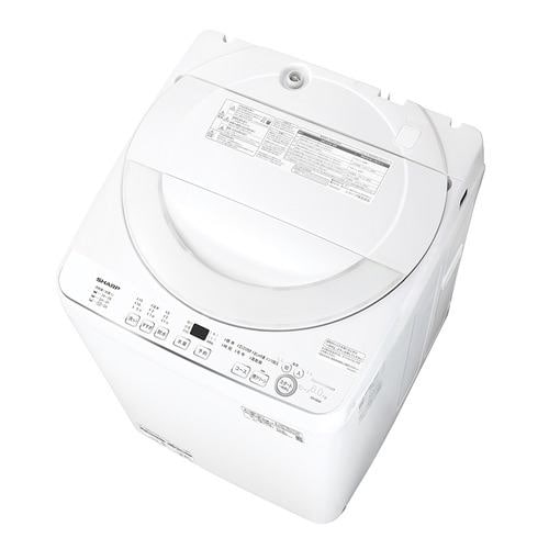 シャープ 全自動洗濯機 洗濯6.0kg 穴なし槽 ガンコつけおきコース ES