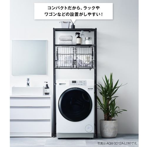 M7/1118y01 アクア ドラム式洗濯機 AQW-SD12P-L