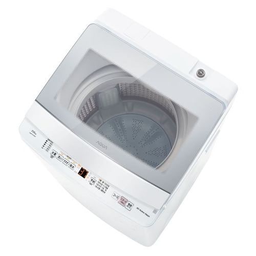 AQUA 全自動洗濯機 上開き 洗濯7kg 幅56cm 3Dアクティブ洗浄&高濃度