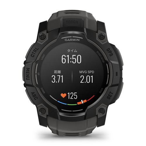 GARMIN 010-03020-30 Instinct 3 50mm AMOLED Black Bezel,Charcoal