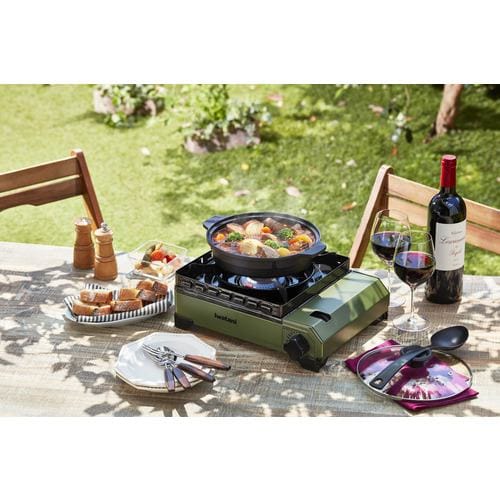 イワタニ CB-ODX-1-OL カセットフー タフまる オリーブ | ヤマダウェブコム