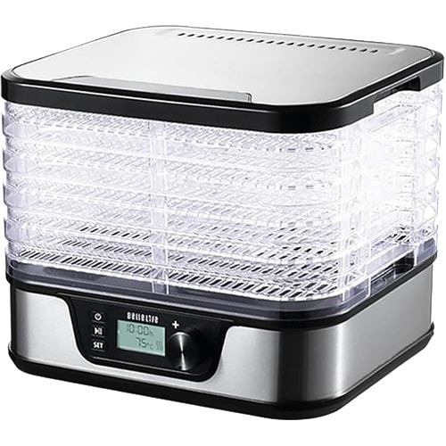 BelleLife BLF-400LCD-B フードドライヤー 角型 350W 5段トレイ 大型