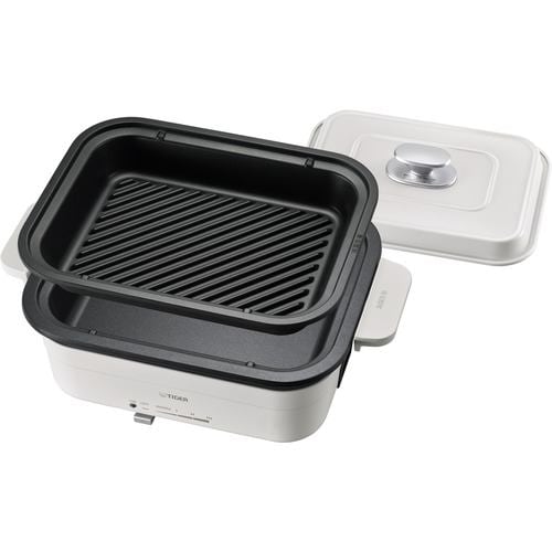 タイガー魔法瓶 CRC-B302 ホットプレート 3枚 ブラウンCRCB302