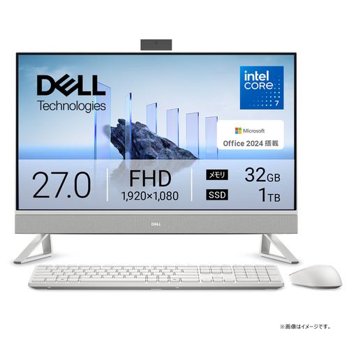 DELL デスクトップPC Dell 27 AD79-FNHB[27型 | フルHD | Core 7 150U