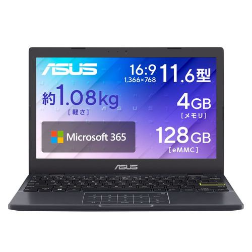 ASUS Vivobook Go ノートPC E210KA-N441BWS[11.6型 | FWXGA | Celeron