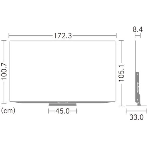 シャープ 4T-C77EQ1 有機ELテレビ AQUOS OLED 77V型 | ヤマダウェブコム