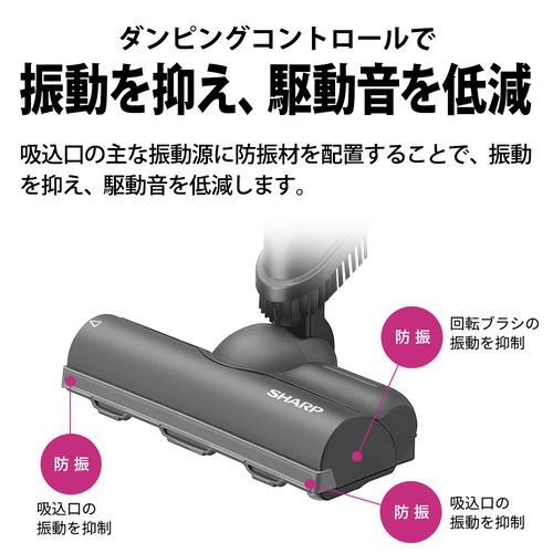 シャープ EC-Y50KR ヤマダオリジナルモデル スティッククリーナー 紙