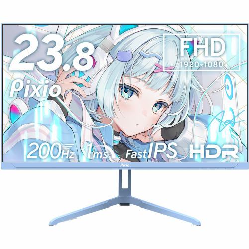 Hamee Pixio（ピクシオ） PX248WAVEB-O ゲーミングモニター BL