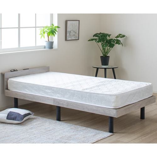 大塚家具 二段ベッド「Nエリア」ホワイト+ウォールモカ色 | ヤマダ