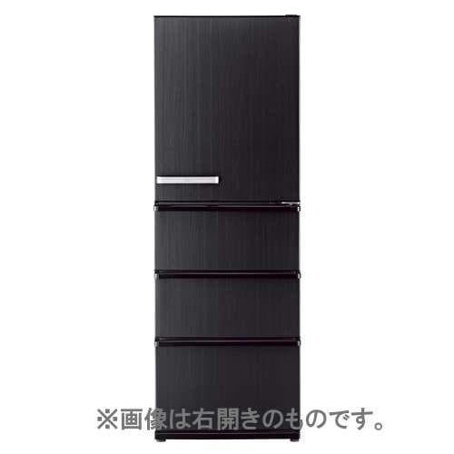 アクア 冷蔵庫 368L 左開き 4ドア 幅60cm 大容量冷凍室 LED庫内灯