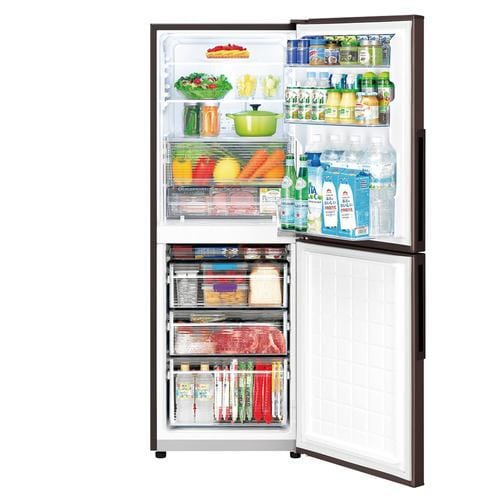 シャープ 冷蔵庫 280L 右開き 2ドア 幅56cm 4段ケース冷凍室 プラズマ